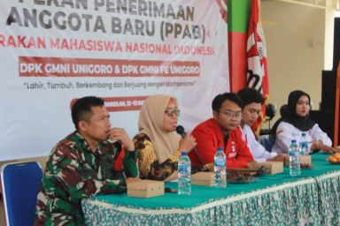 Pembukaan Penerimaan Anggota Baru GMNI Universitas Bojonegoro, Berlangsung Meriah